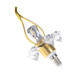 Лампа світлодіодна LED E14 5W 20 pcs WW CL37-A SMD2835 (gold) 220V
