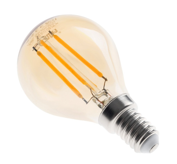 Лампа світлодіодна LED 4W E14 COG WW G45 Amber 220V