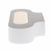 Підсвітка настінна накладна мінімалізм LED білого кольору AL-519/12W WW WH
