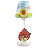 Настольная лампа из дерева для детской "Angry Birds" TP-025 E14 BL