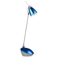 Настольная лампа на гибкой ножке офисная SL-07 BLUE
