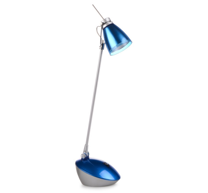 Настільна лампа на гнучкій ніжці офісна SL-07 BLUE