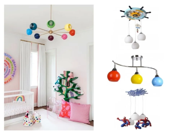 Люстра для детской комнаты, подвесные и потолочные люстры в детскую, какую выбрать люстру для детской
