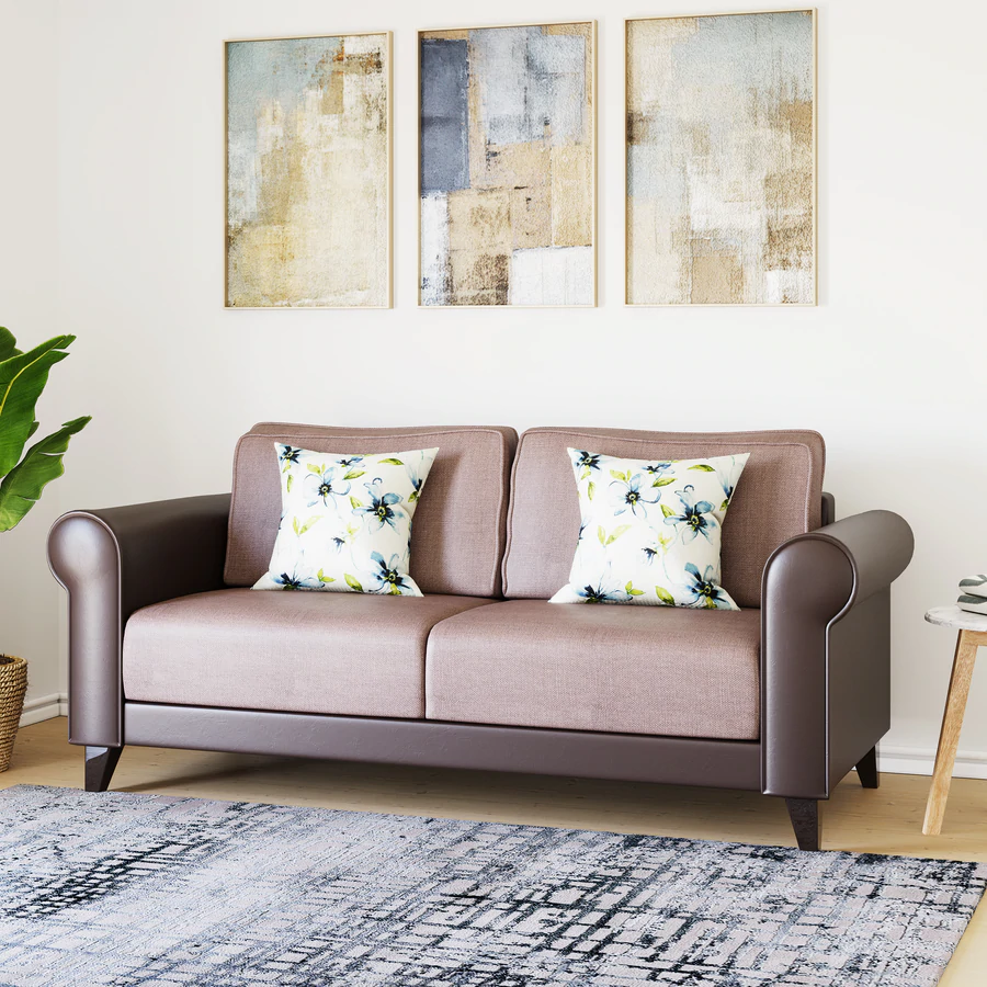 М’які меблі: двомісний диван: фото